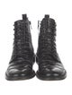 Vince Leather Combat Boots