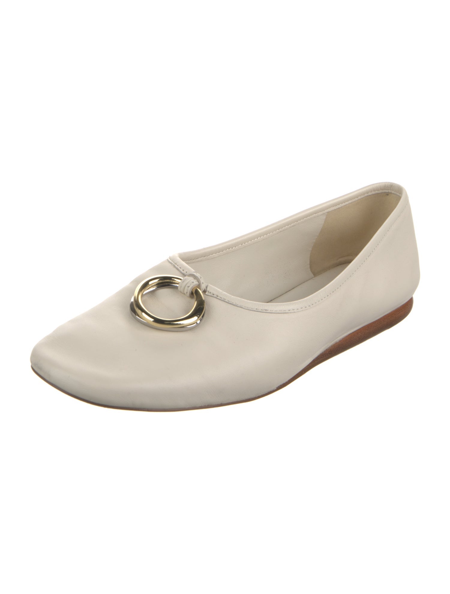 Vince Leather Ballet Flats