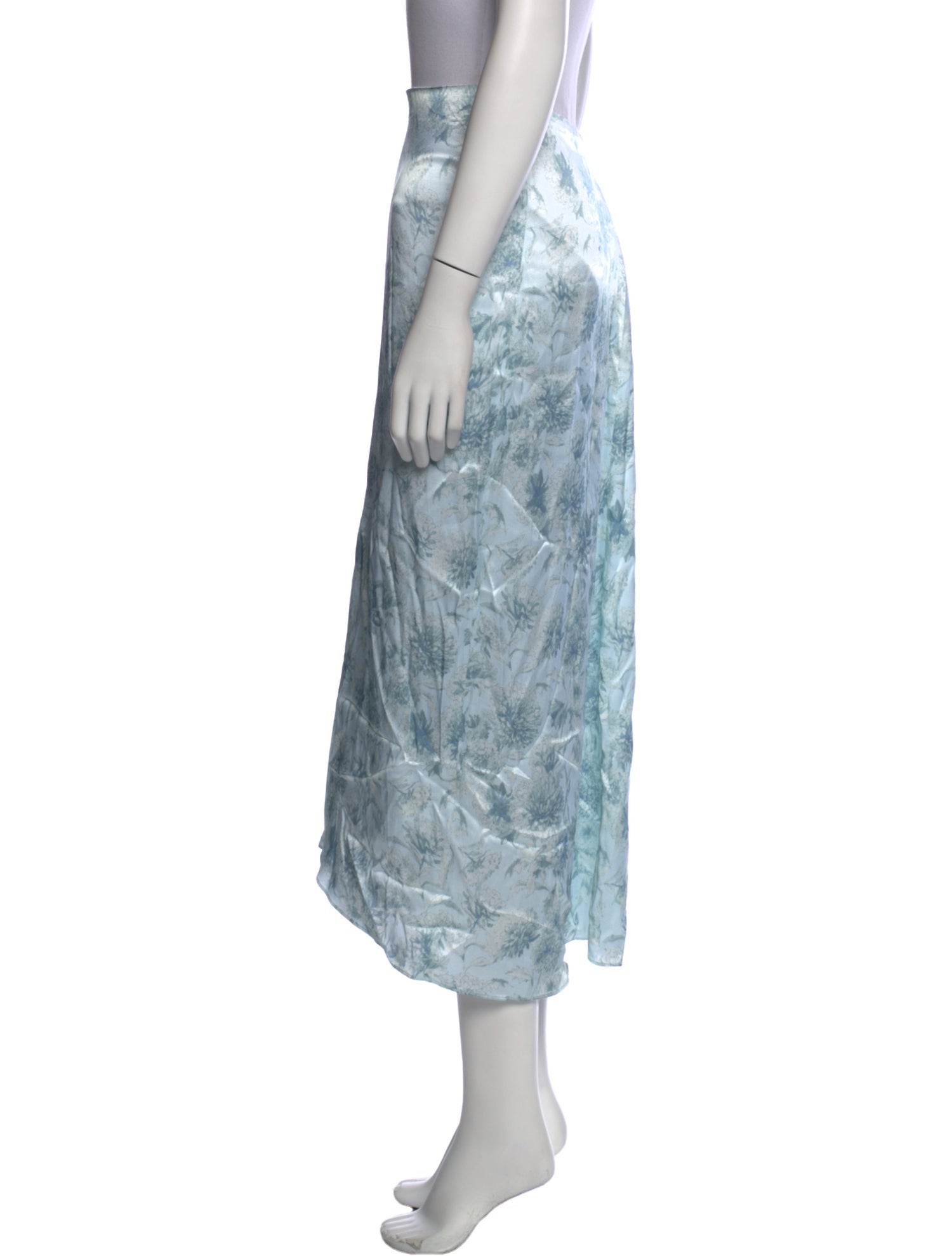 Vince Printed Midi Length Skirt