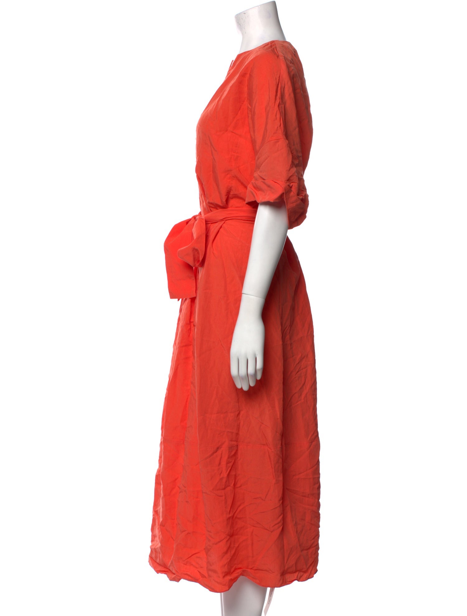 Vince V-Neck Midi Length Dress