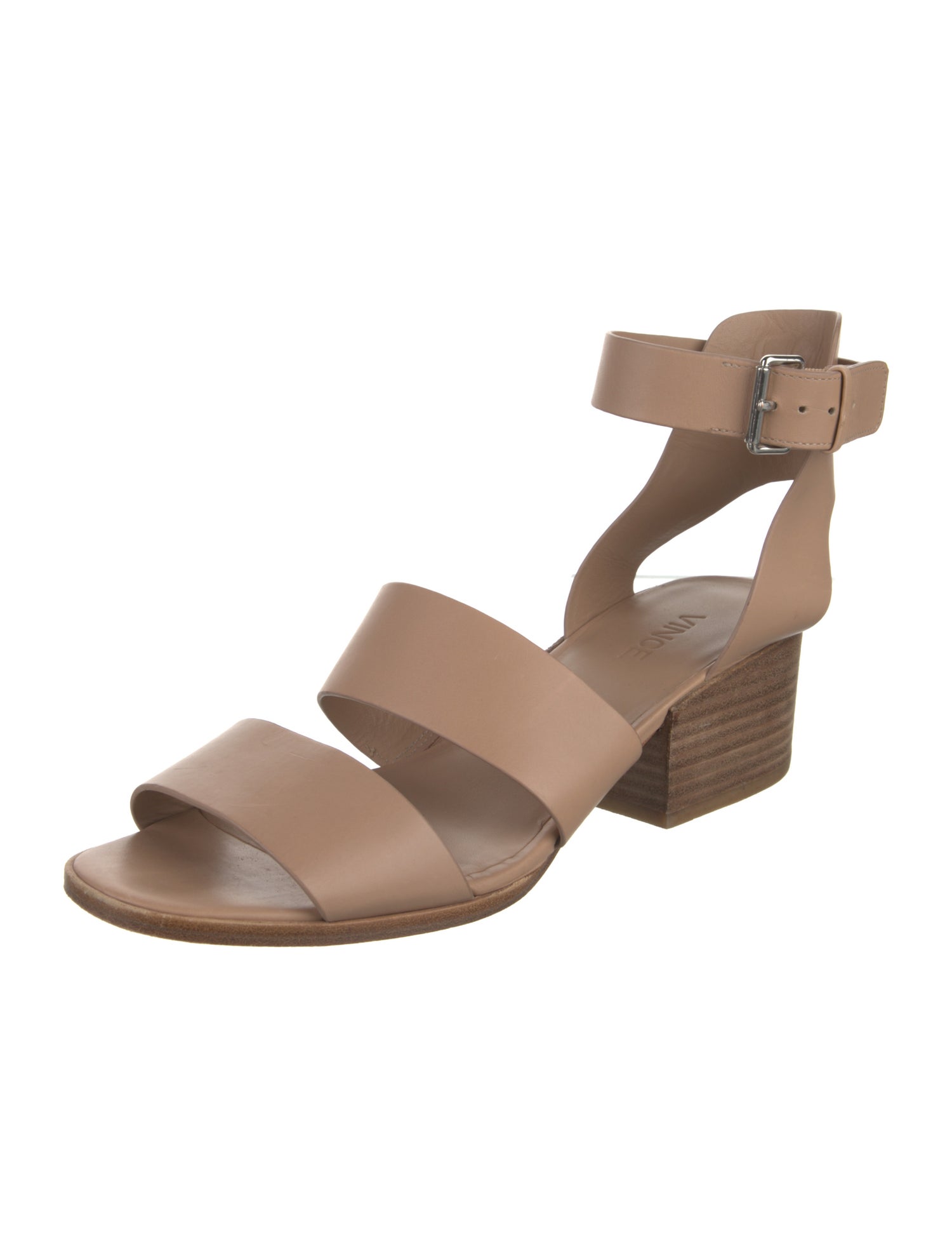 Vince Leather Gladiator Sandals