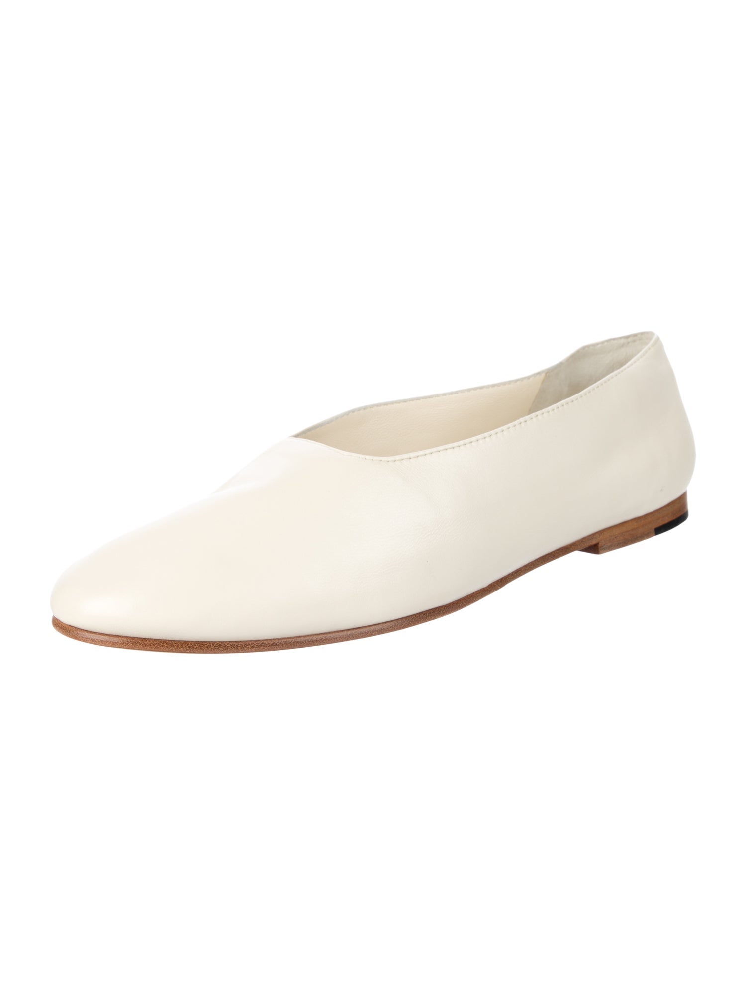 Vince Leather Ballet Flats