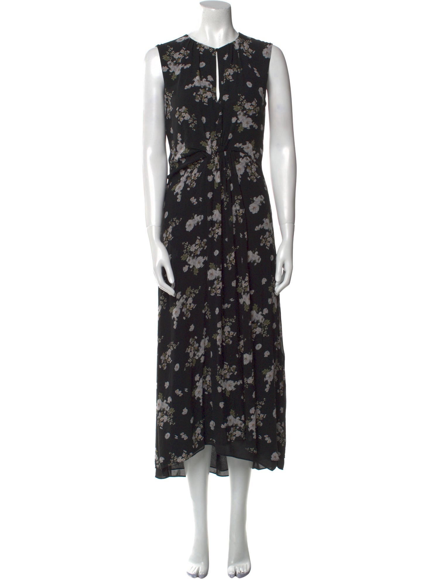 Vince Silk Long Dress