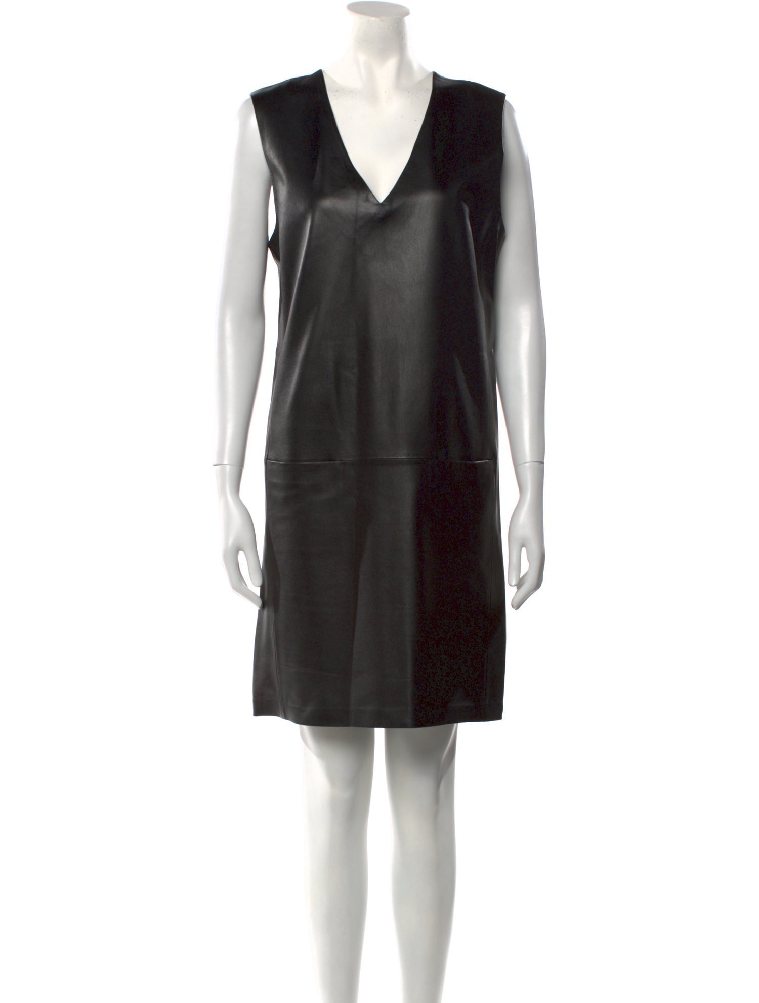 Vince Leather Mini Dress