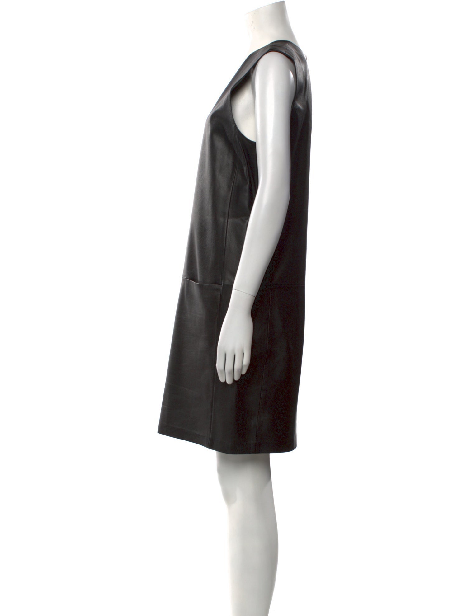 Vince Leather Mini Dress