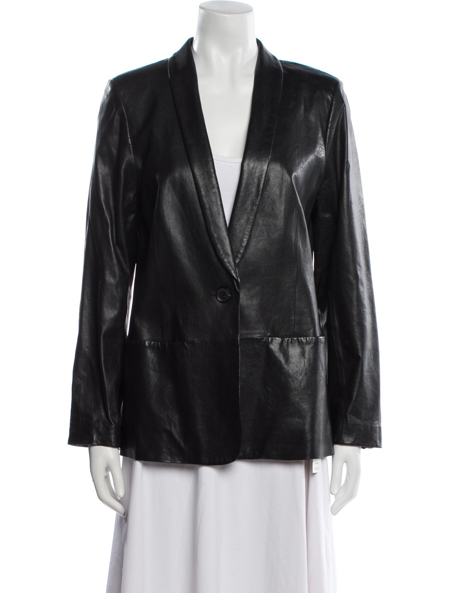 Vince Leather Blazer