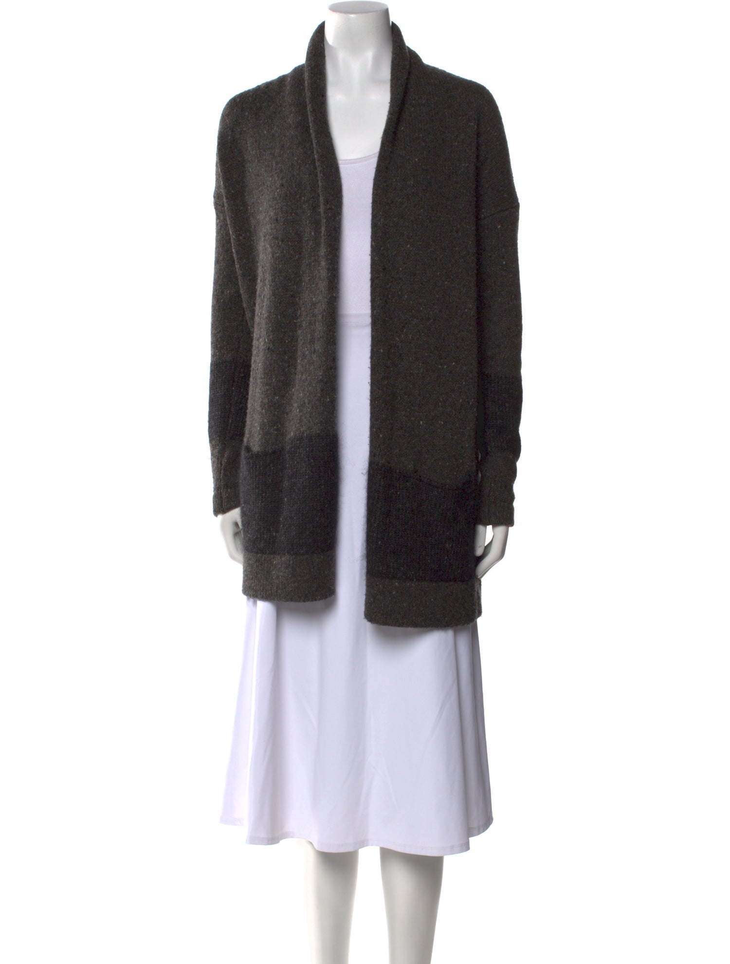 Vince Wool Colorblock Pattern Sweater