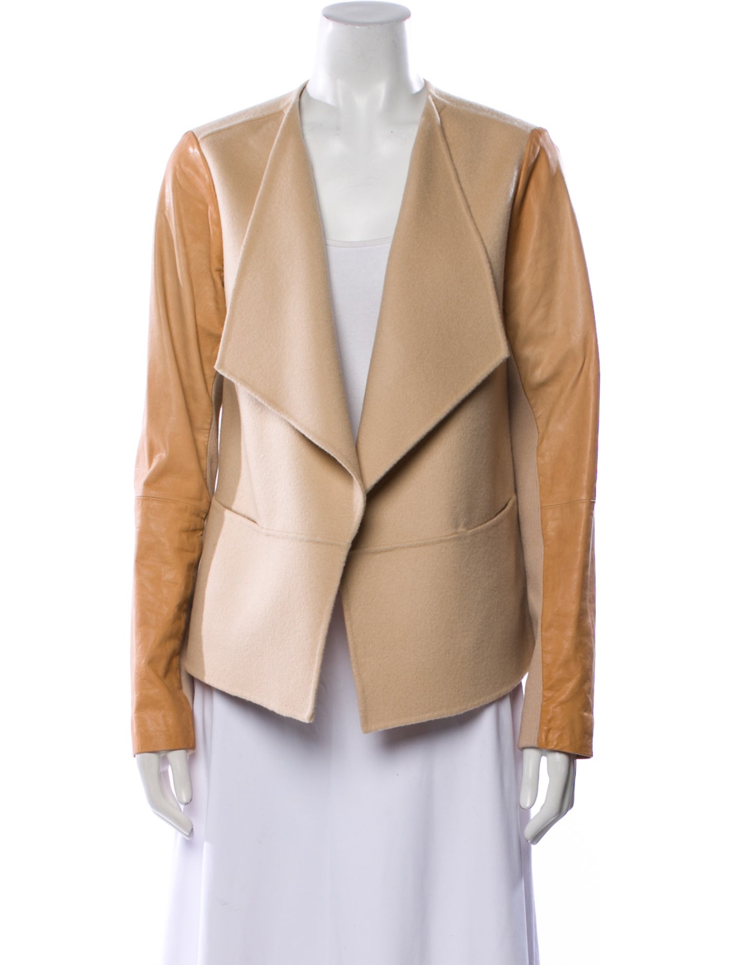 Vince Virgin Wool Striped Evening Jacket