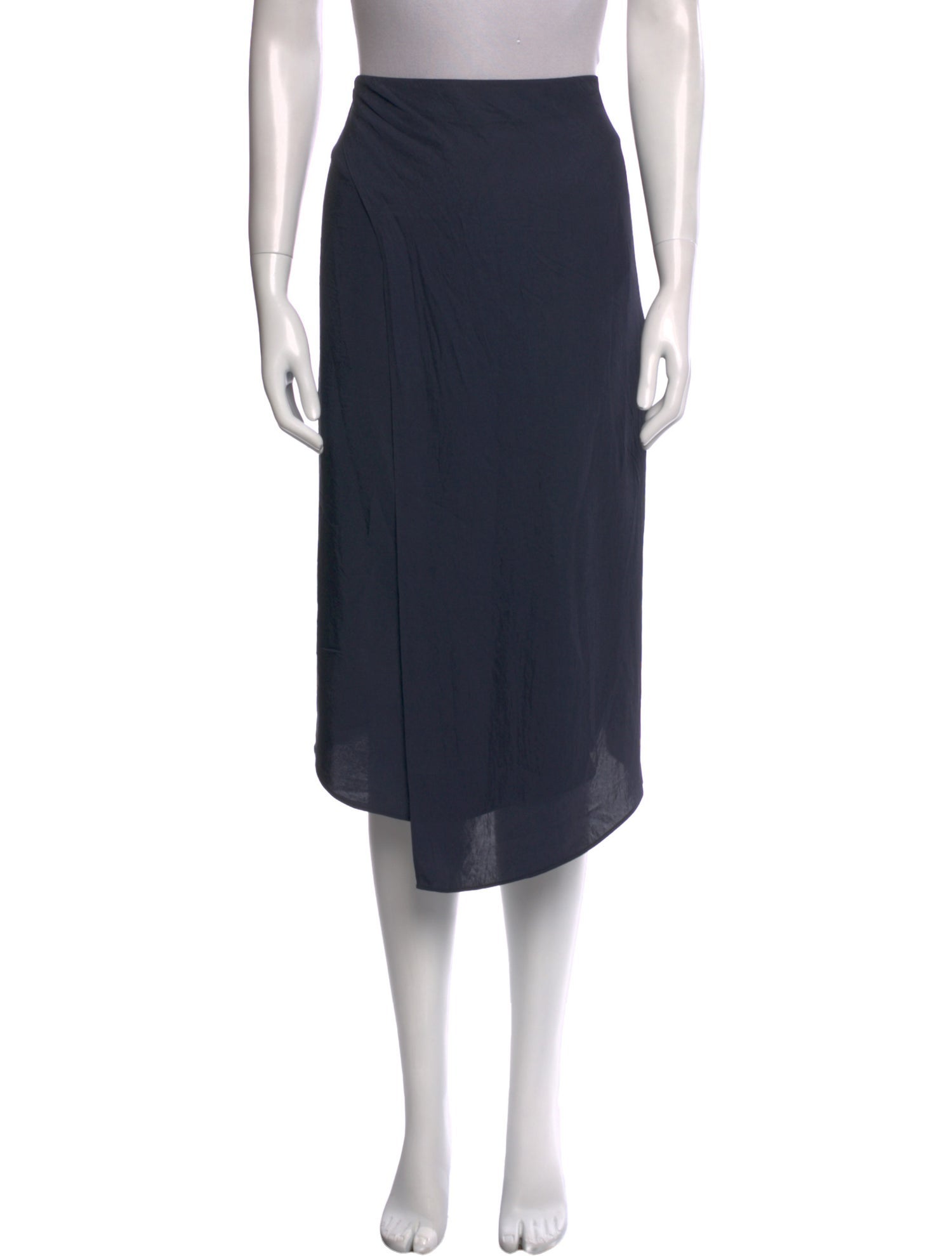 Vince Ruffle Embellishment Midi Length Skirt