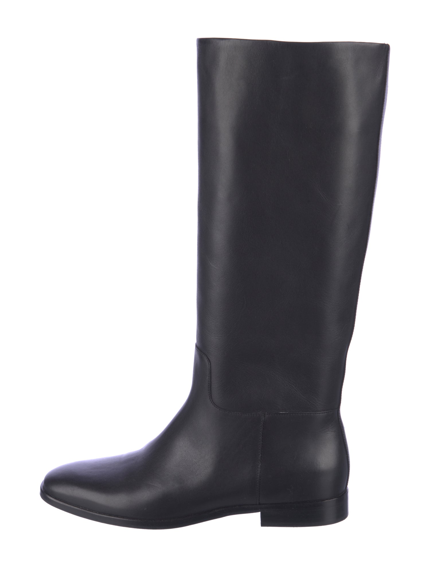 Vince Leather Riding Boots
