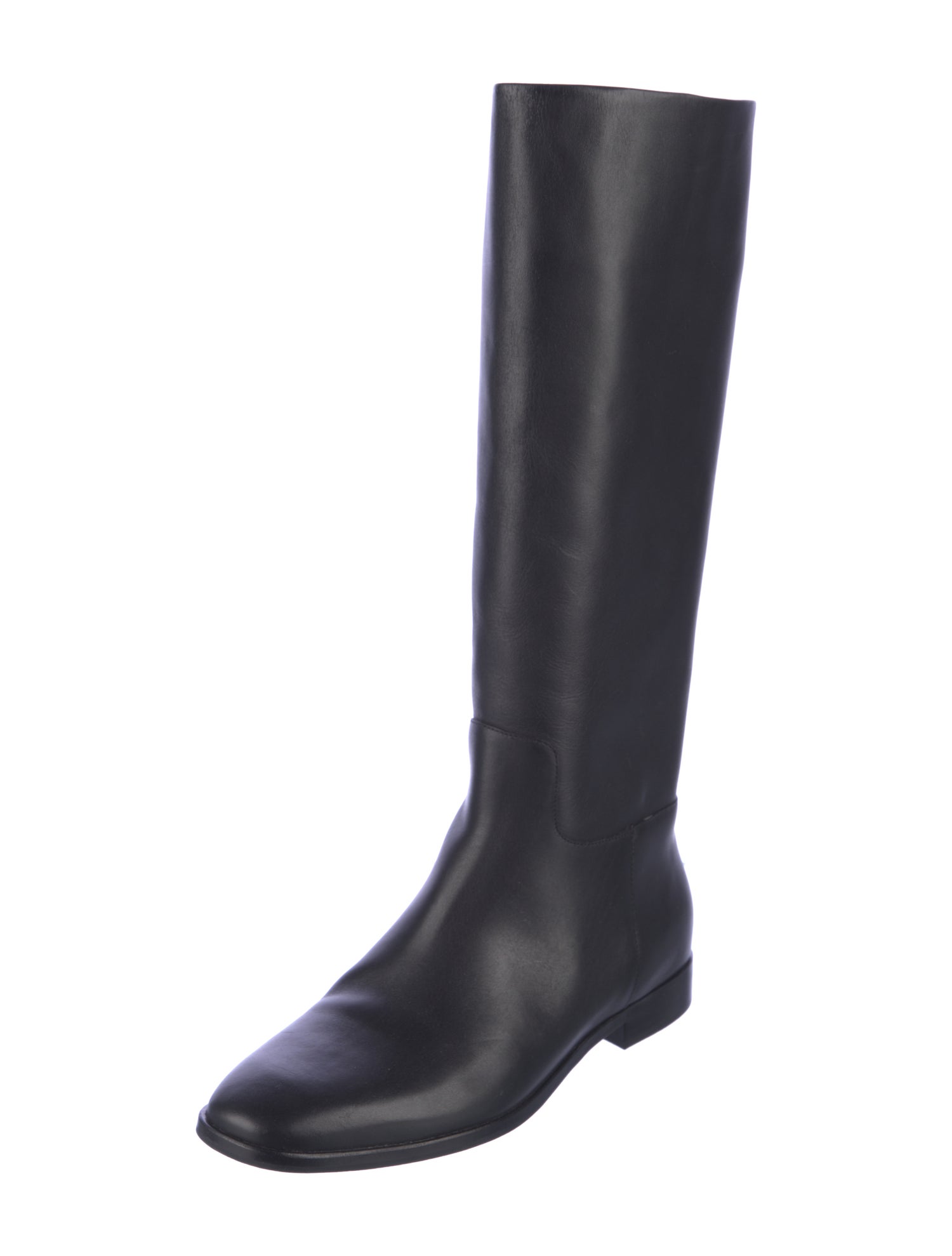 Vince Leather Riding Boots