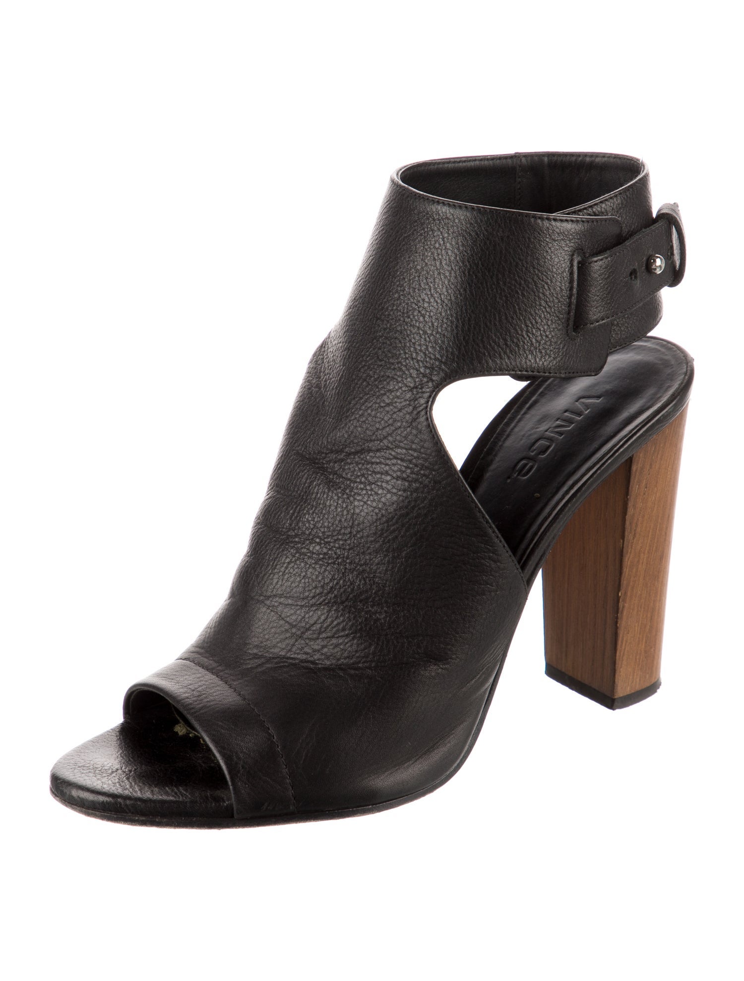 Vince Leather Slingback Sandals