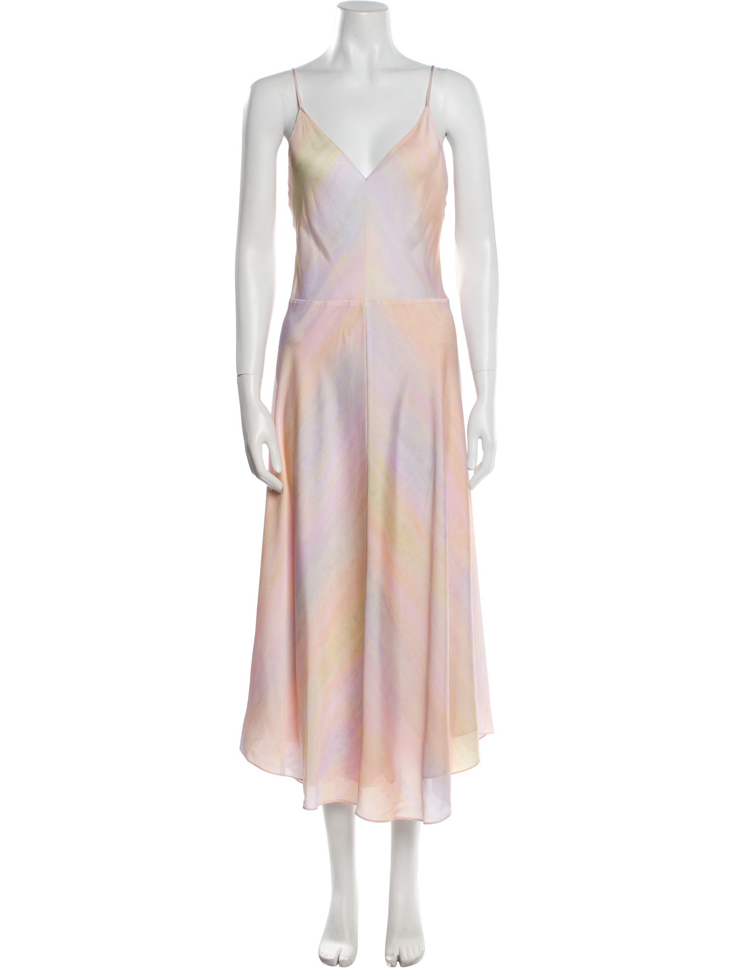 Vince Printed Long Dress