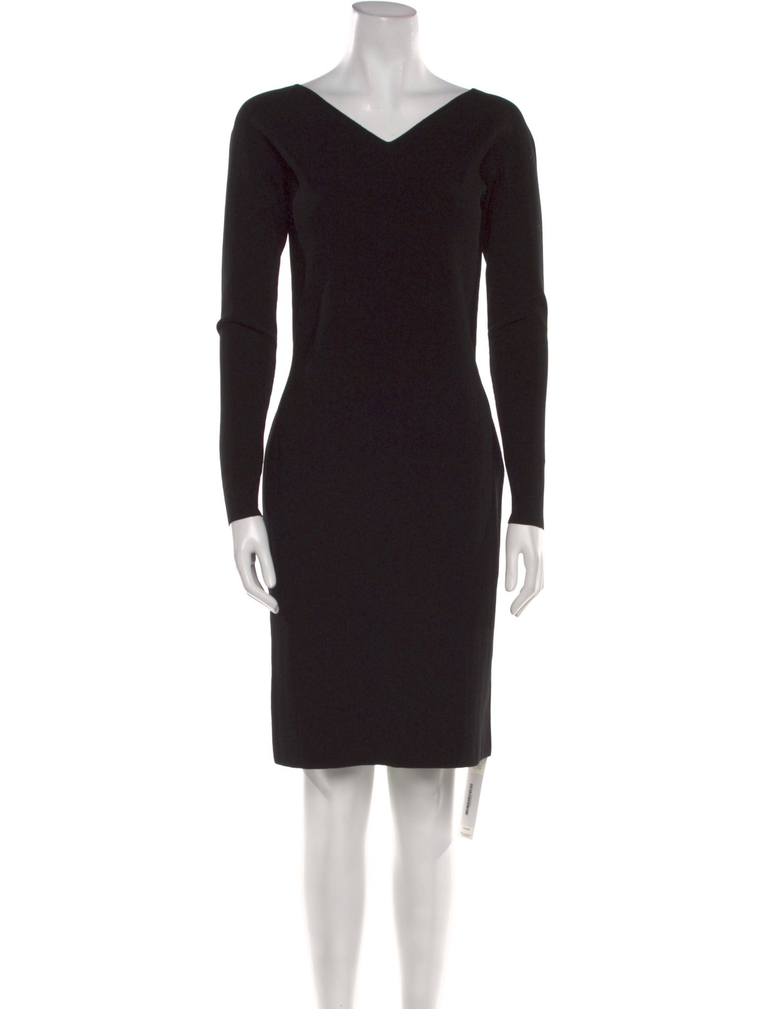 Vince V-Neck Knee-Length Dress