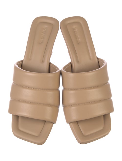 Vince Leather Slides
