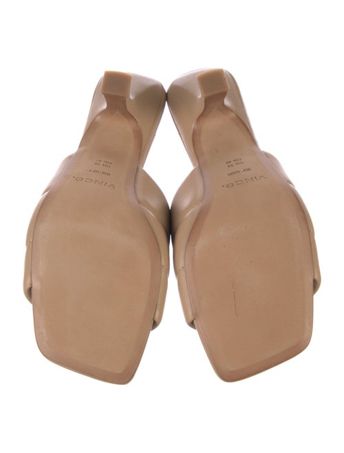 Vince Leather Slides