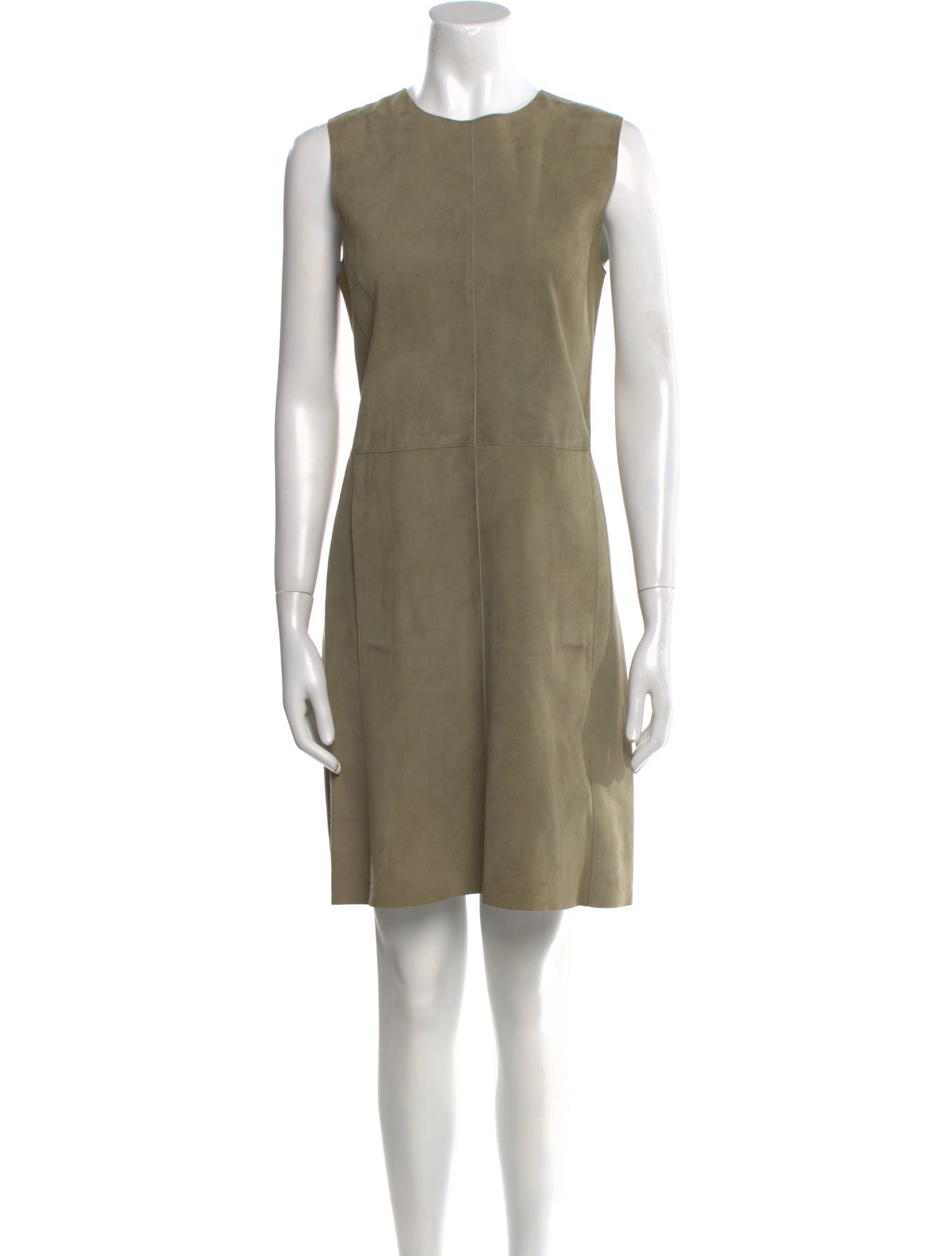 Vince Lamb Leather Mini Dress