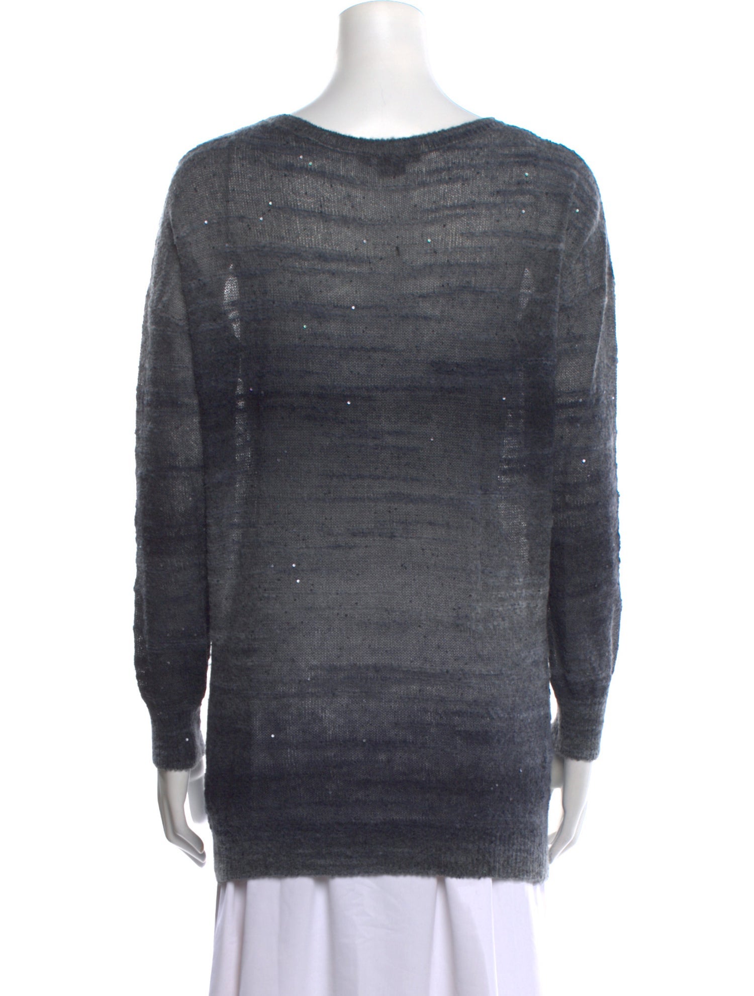 Vince Printed Scoop Neck Sweater
