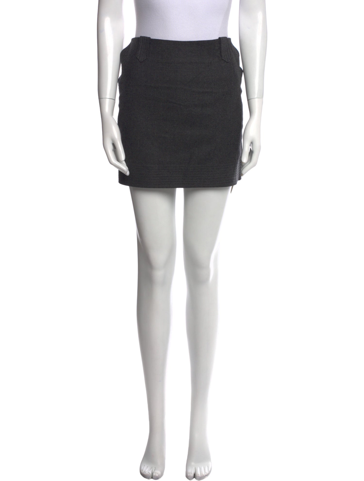 Vince Virgin Wool Mini Skirt