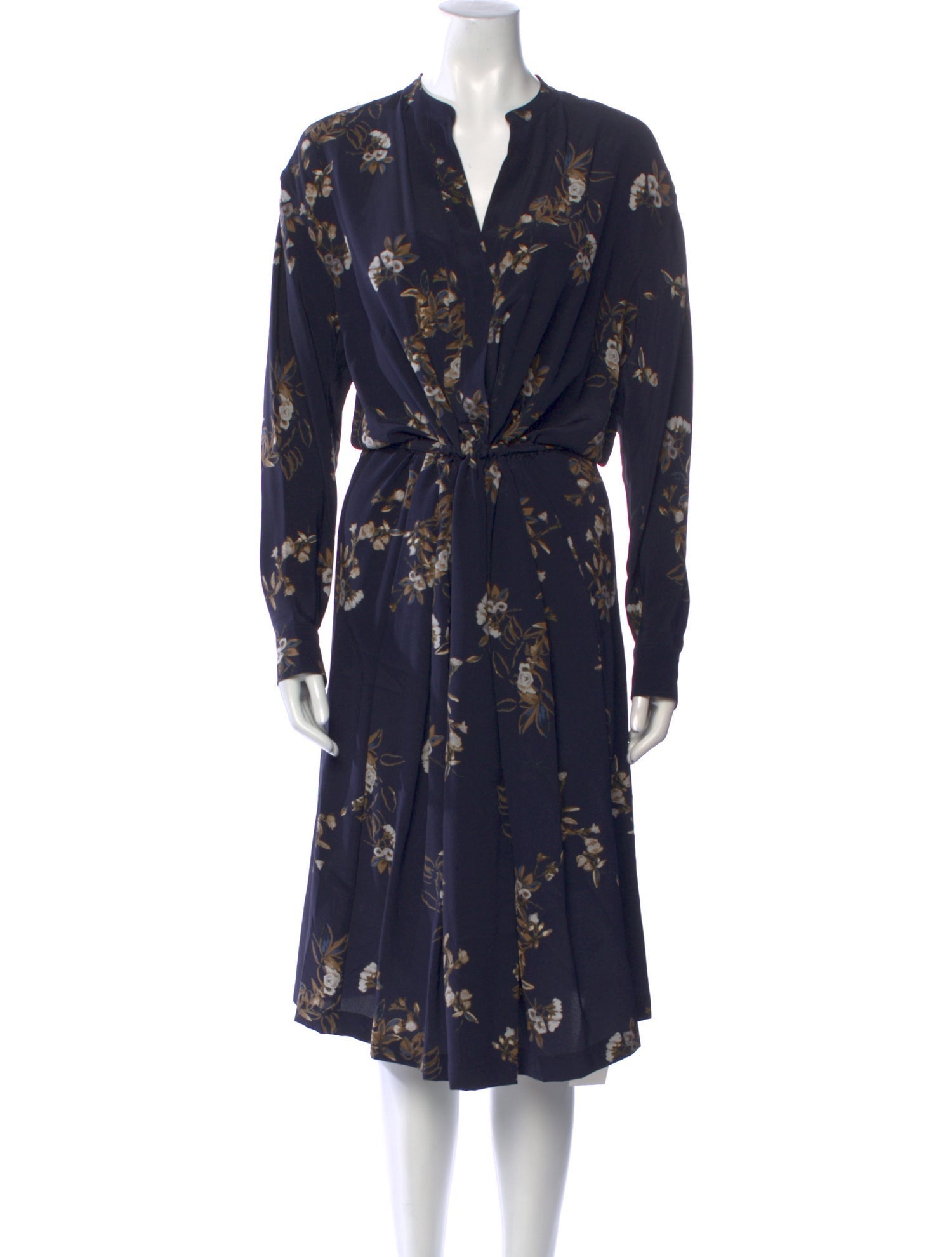 Vince Silk Midi Length Dress