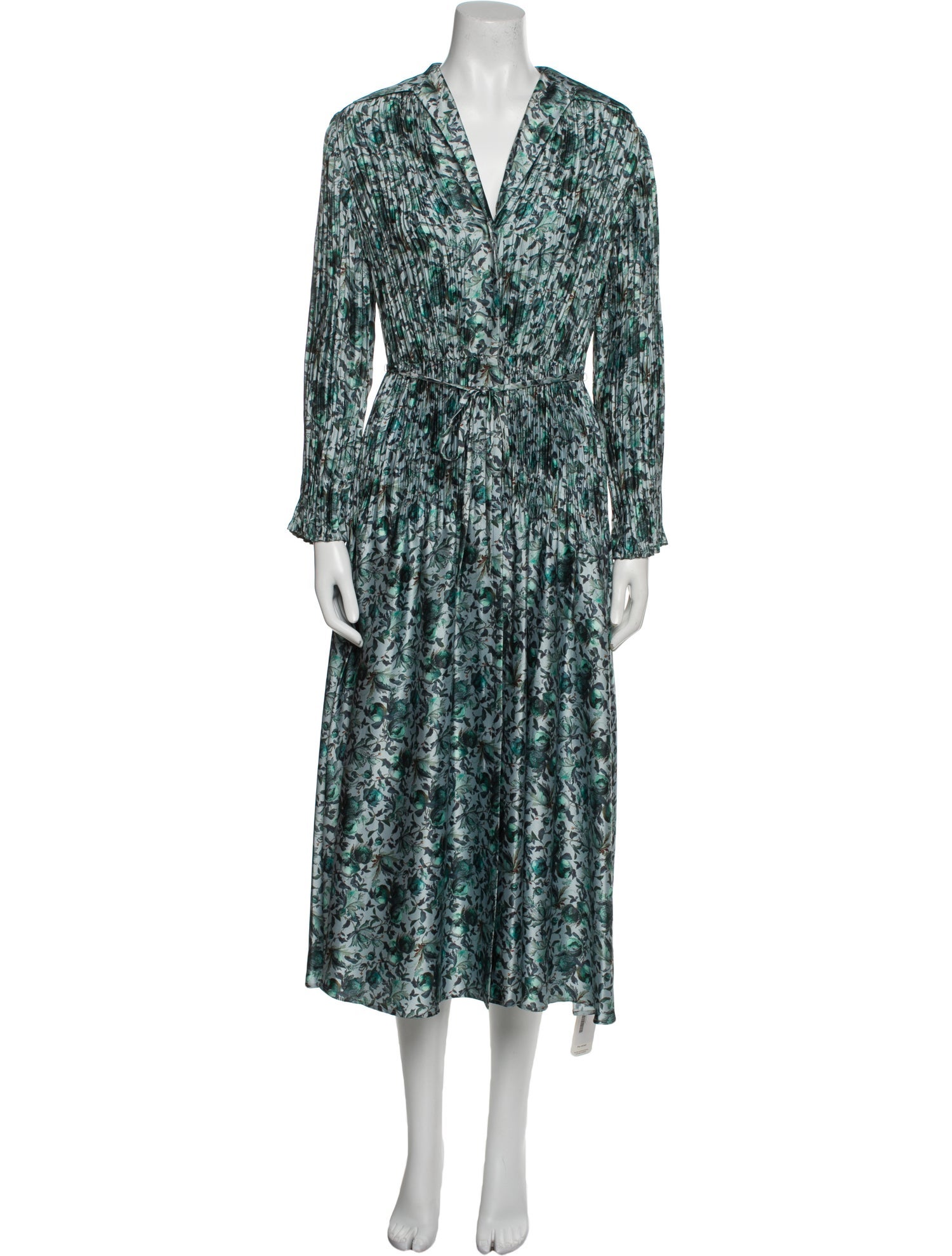 Vince Printed Long Dress