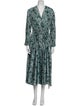 Vince Printed Long Dress