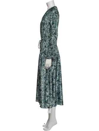 Vince Printed Long Dress