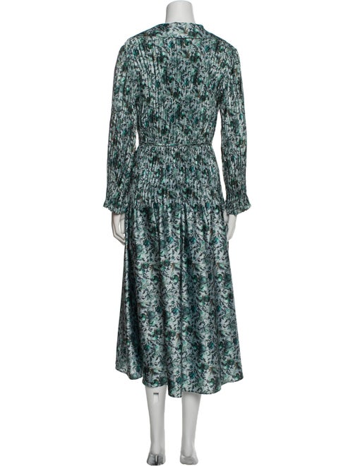 Vince Printed Long Dress