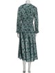 Vince Printed Long Dress