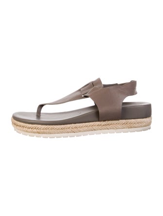 Vince Leather Espadrilles
