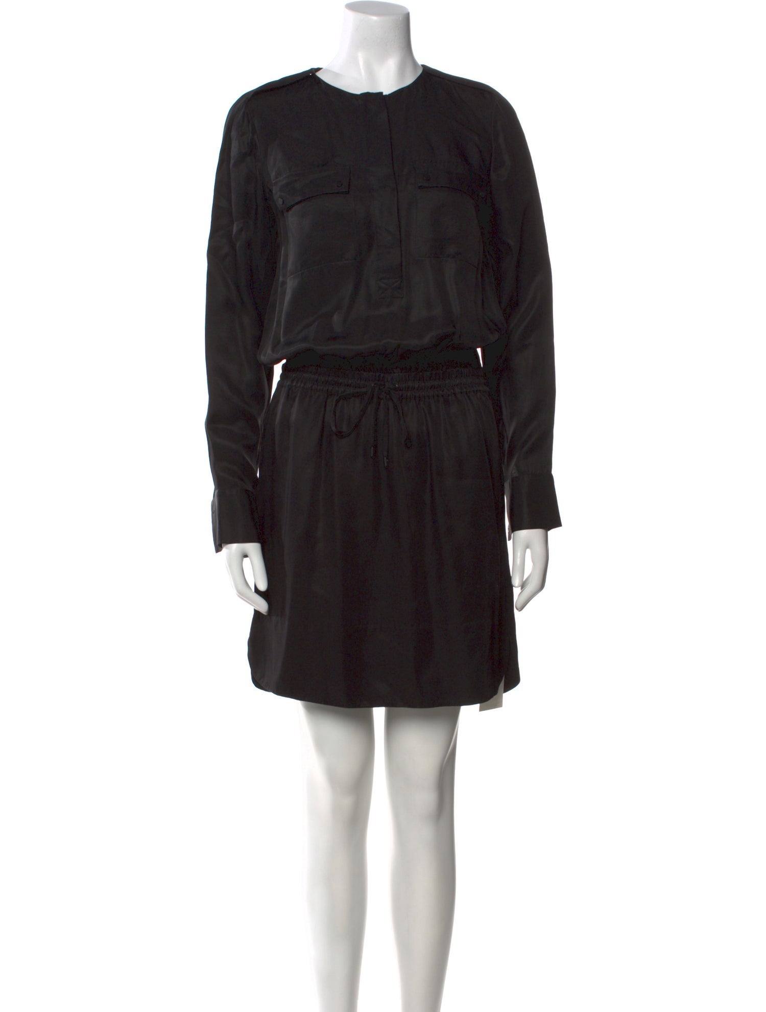 Vince Crew Neck Mini Dress