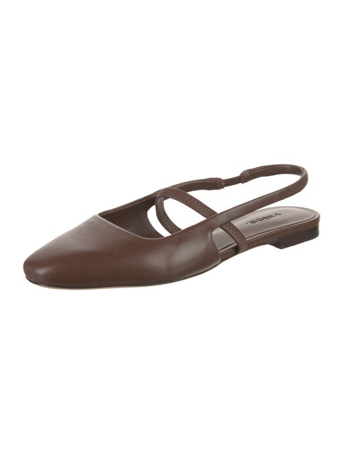 Vince Leather Slingback Flats