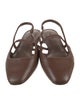 Vince Leather Slingback Flats