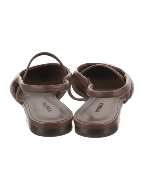 Vince Leather Slingback Flats