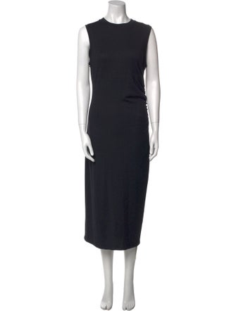 Vince Crew Neck Midi Length Dress