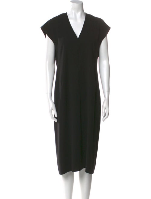 Vince V-Neck Midi Length Dress