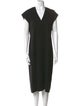 Vince V-Neck Midi Length Dress