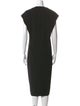 Vince V-Neck Midi Length Dress
