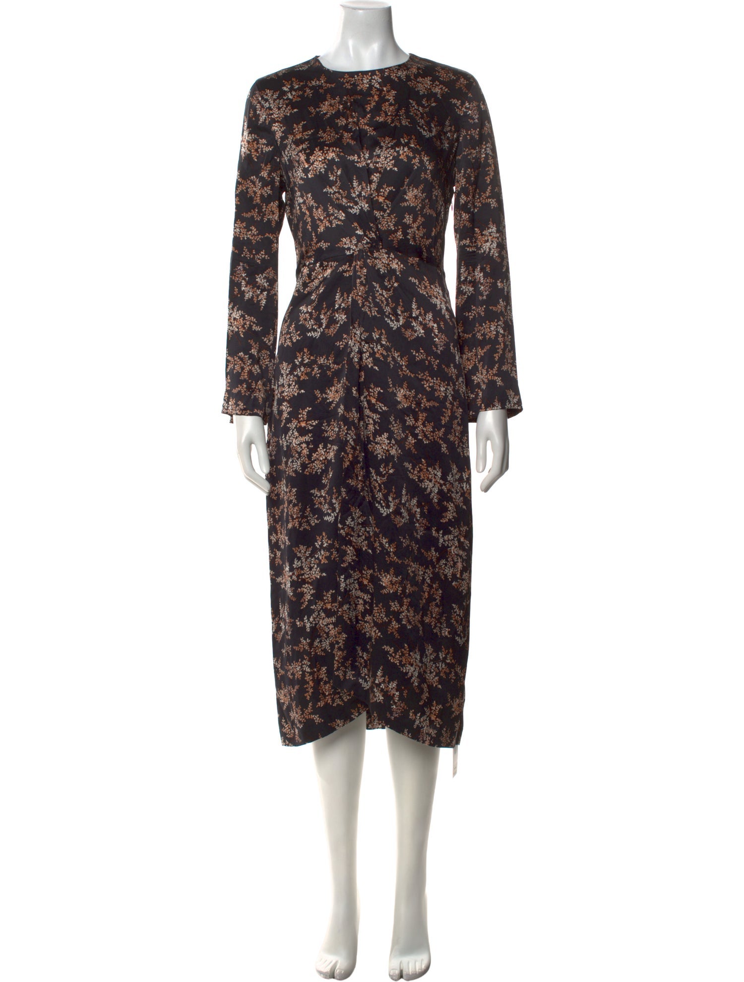 Vince Silk Midi Length Dress