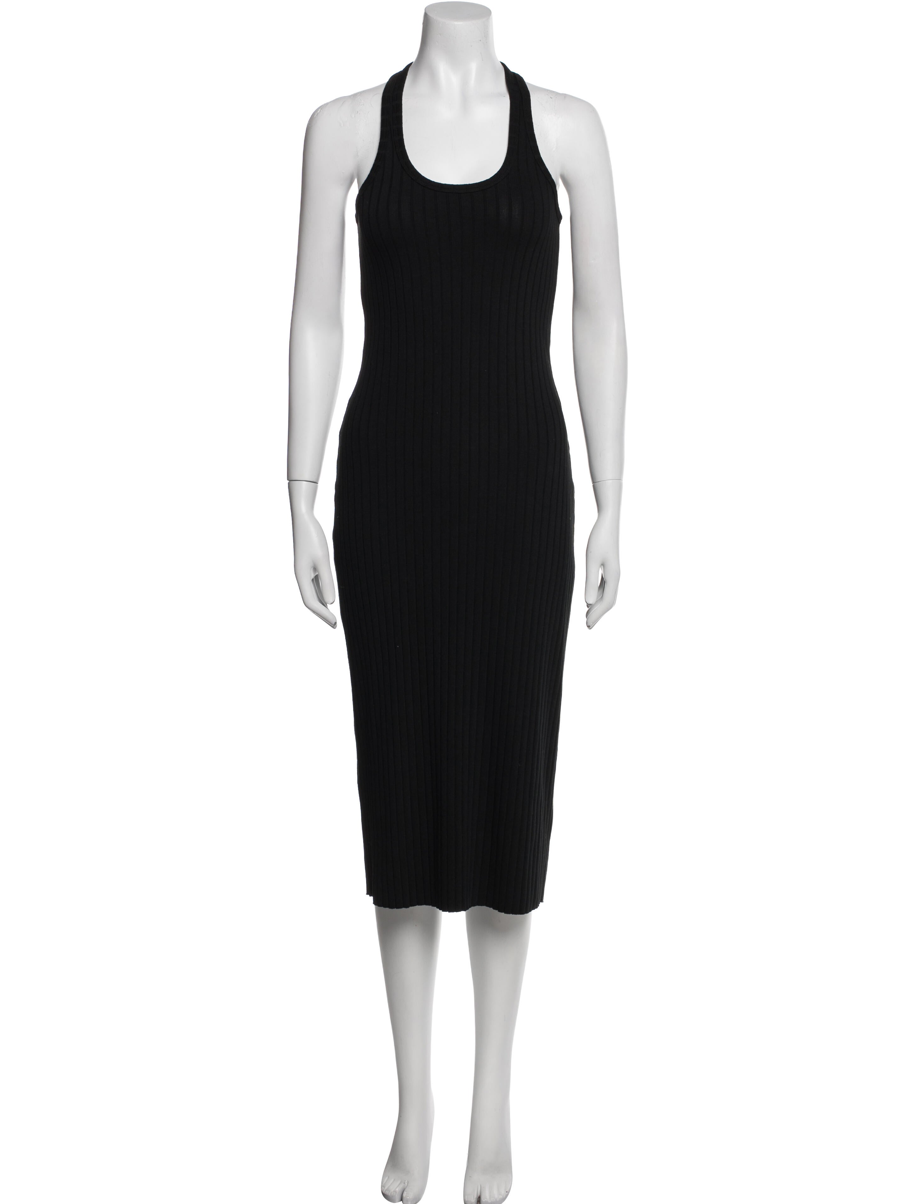 Vince Scoop Neck Midi Length Dress