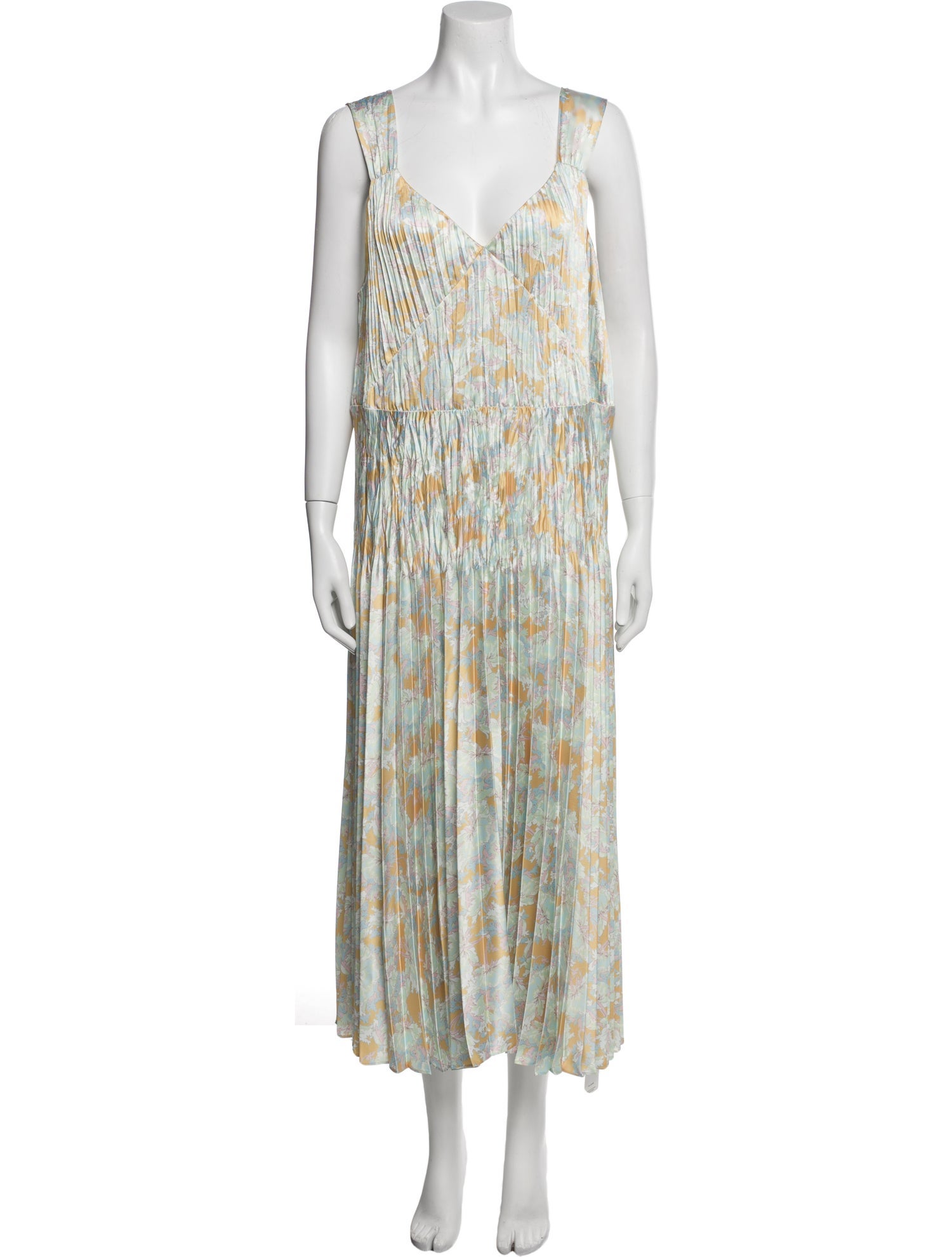 Vince Printed Long Dress w/ Tags