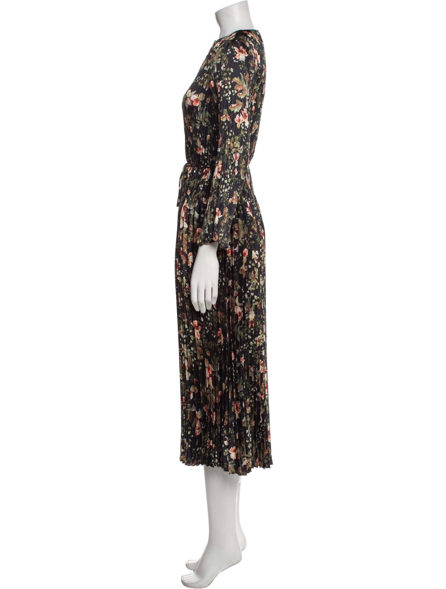 Vince Floral Print Long Dress