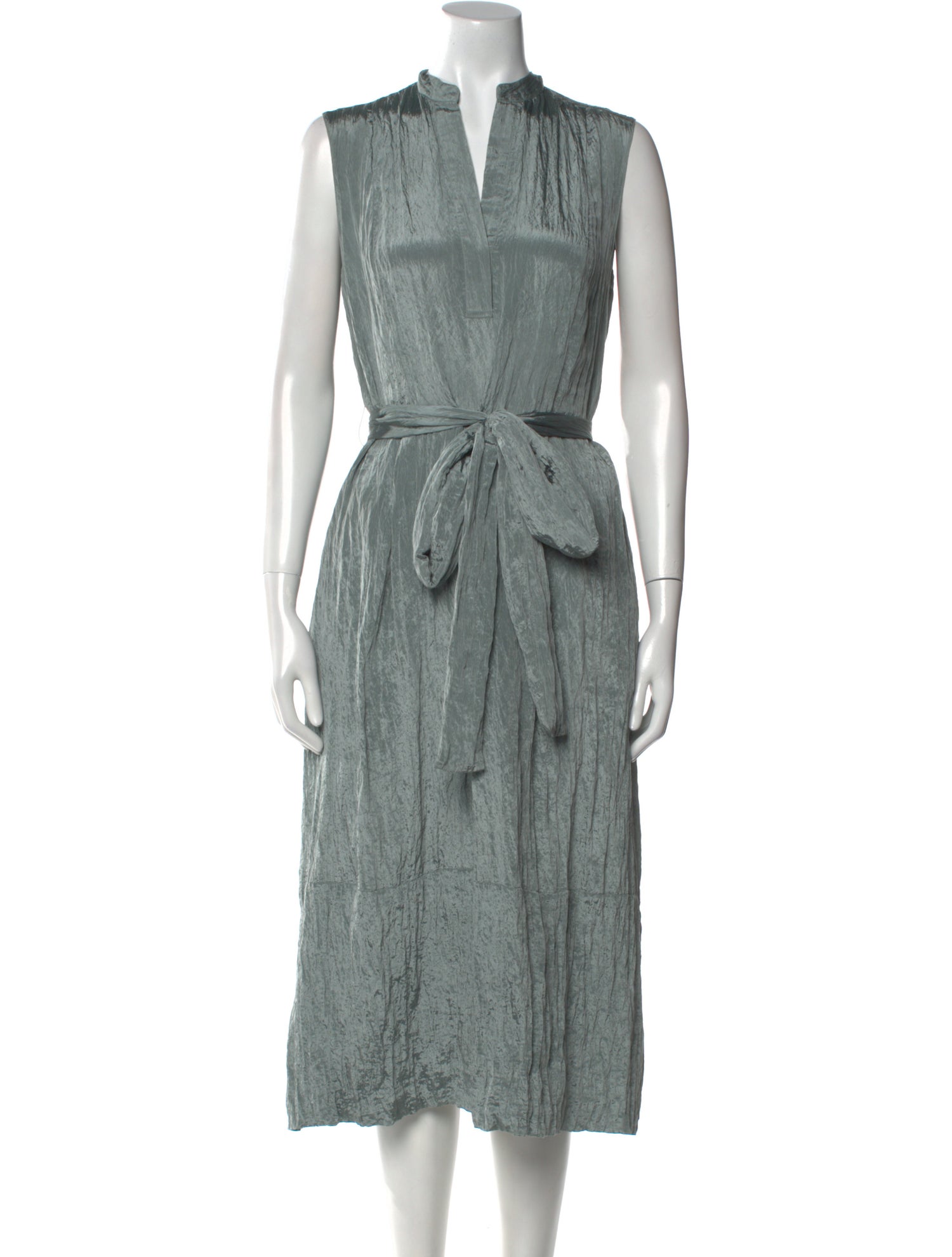 Vince V-Neck Midi Length Dress