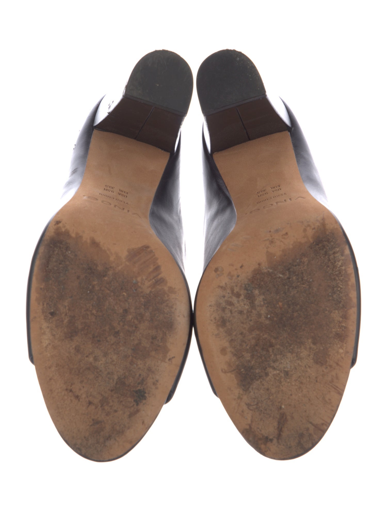 Vince Leather Slides