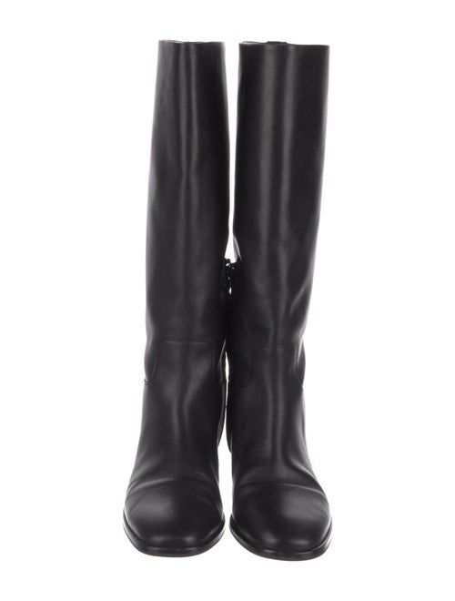 Vince Leather Riding Boots