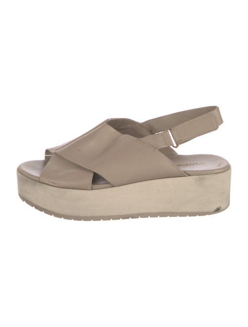 Vince Leather Slingback Sandals