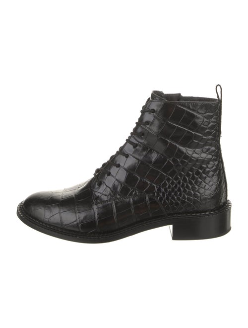 Vince Leather Combat Boots