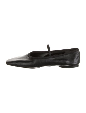 Vince Leather Ballet Flats