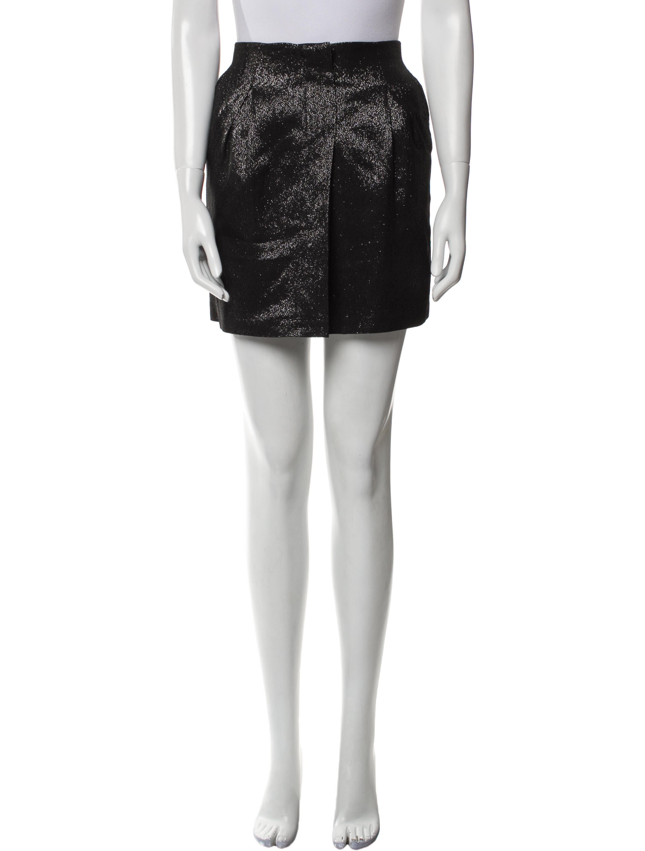Vince Pleated Accents Mini Skirt