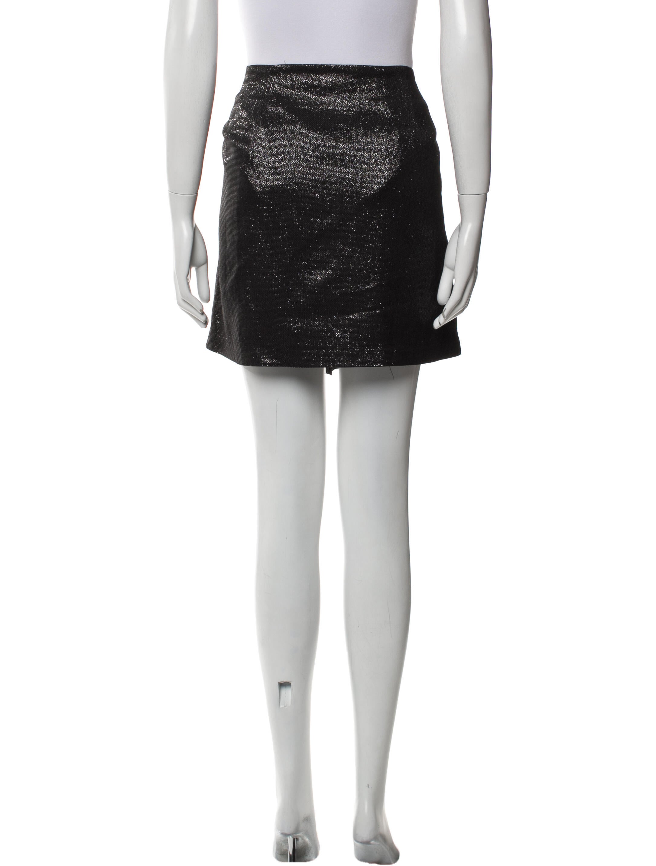 Vince Pleated Accents Mini Skirt